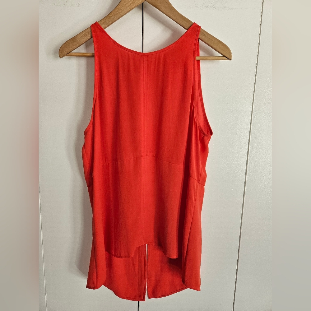 BCBG Orange Racerback Top (M)